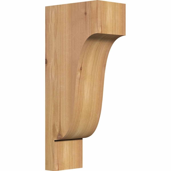 Ekena Millwork Newport Smooth Corbel, Western Red Cedar, 3 1/2"W x 6"D x 14"H COR04X06X14NEW00SWR - main